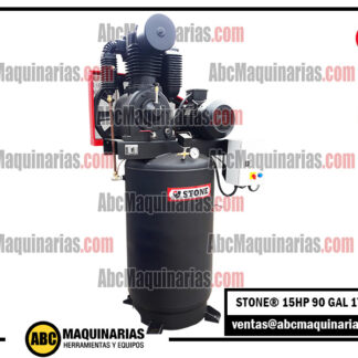 Compresor de aire ELECTRICO STONE® 15HP 175PSI 90 Galones