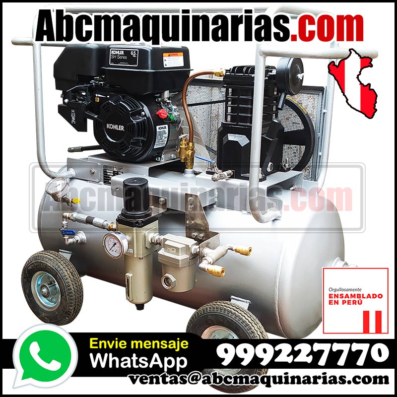 Compresor de aire GASOLINA 12CFM 125PSI para buceo hookah SCUB12GK STONE®