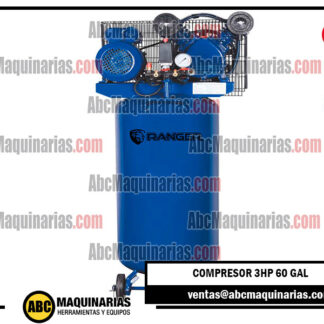 Compresor de aire ELECTRICO 3.0HP 12CFM 125PSI 60 Galones