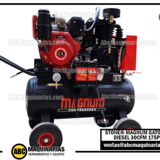 Compresor de aire DIESEL 30CFM 175PSI 30 Galones GATOR30DP