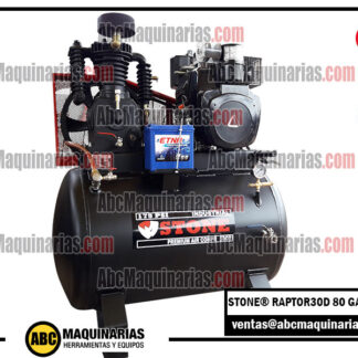 Compresor de aire DIESEL 30CFM 175PSI 80 Galones RAPTOR30D STONE