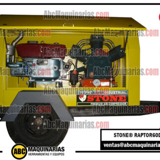 Compresor de aire DIESEL 60CFM 150PSI Portatil RAPTOR60DP STONE