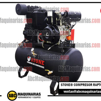 Compresor de aire DIESEL 60CFM 175PSI 120 Galones RAPTOR60D STONE
