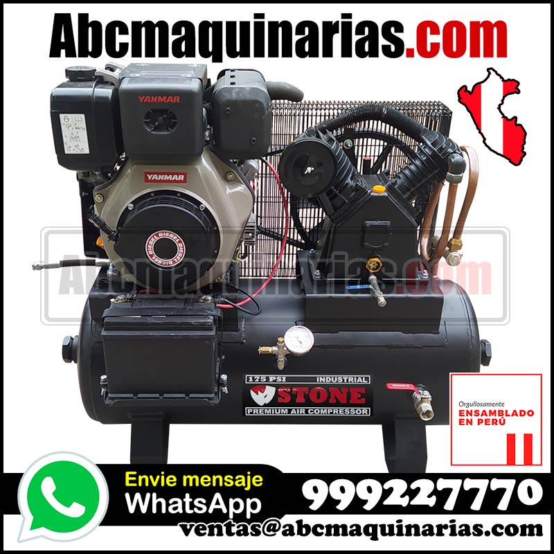 Compresor de aire DIESEL 20CFM 175PSI 30 Galones RAPTOR20DY STONE®