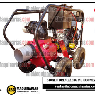 Motobomba centrifuga de barrido 6 Pulgadas GASOLINA Caudal 150m3/H Altura 28m STONE®