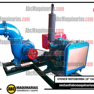 Motobomba Caudal Caracol 10 Pulgadas DIESEL Caudal 500 m3/H sobre skid
