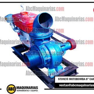 Motobomba Caudal Caracol 8 Pulgadas DIESEL Caudal 340 m3/H sobre skid
