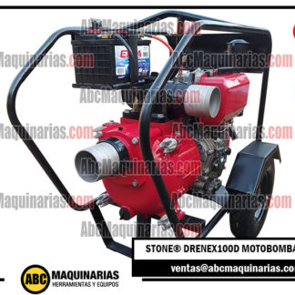 Motobomba centrifuga de barrido 4 Pulgadas DIESEL Caudal 100m3/H Altura 30m STONE®