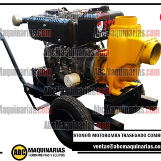 Motobomba Autocebante 4 Pulgadas para trasegado de DIESEL Caudal 450 GPM Altura 25 m STONE®