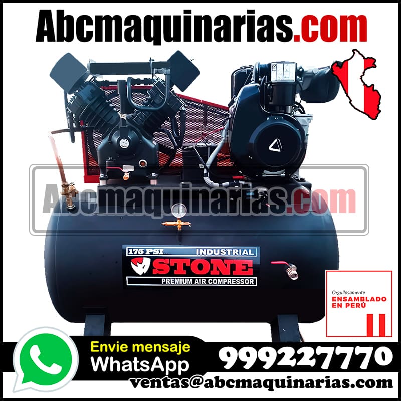 Compresor de aire DIESEL 60CFM 175PSI 120 Galones RAPTOR60DC CAMPBELL