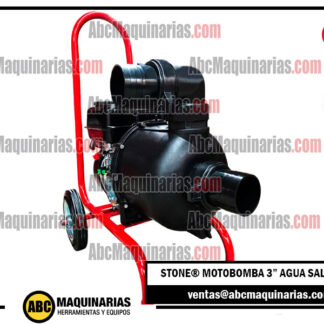 Motobomba Autocebante 3 Pulgadas GASOLINA Caudal 60m3/H Altura 20m STONE® para AGUA SALADA