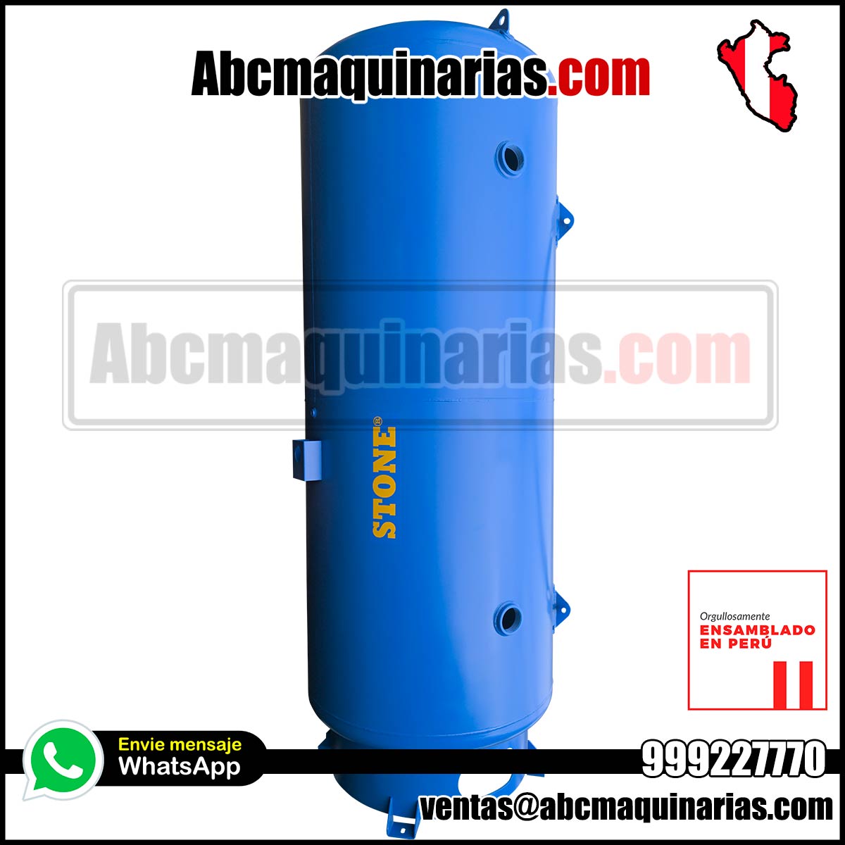 Tanque pulmón para aire comprimido 5000 Litros